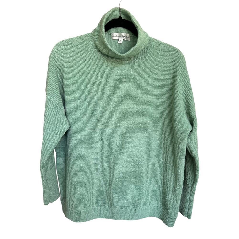 Chelsea & Theodore Women's Mint Cozy Turtleneck Sweater Size Medium